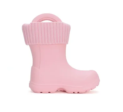 D.D.Step gumicsizma, kivehető zokni, baby pink, belső oldalnézet