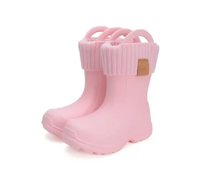 D.D.Step gumicsizma, kivehető zokni, baby pink, pár
